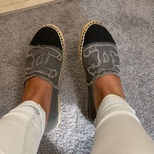Chanel  canvas espadrilles